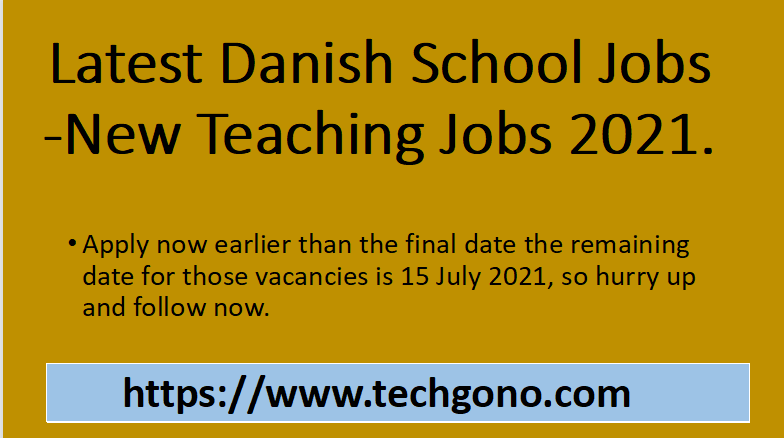 Latest Danish School Jobs