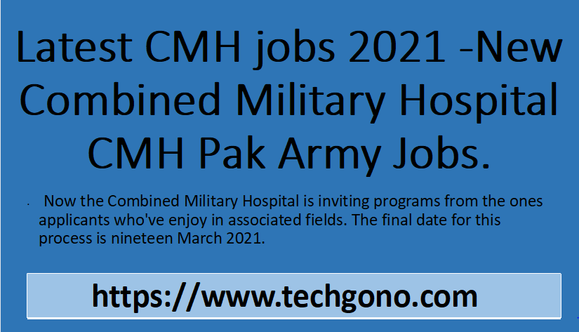 Latest CMH jobs 2021