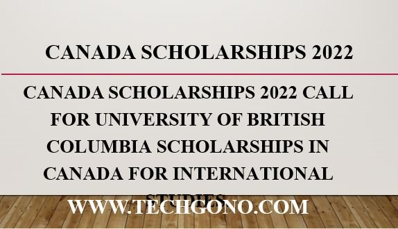 Canada Scholarships 2022