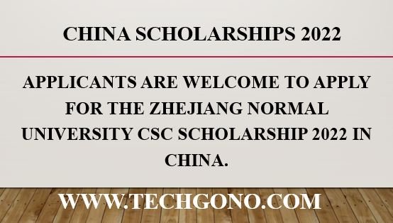 China Scholarships 2022