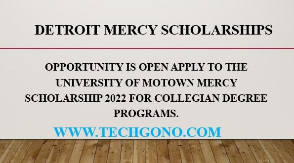 Detroit Mercy Scholarships 2022