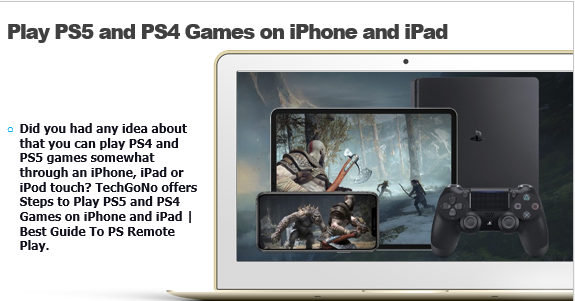 Play PS5 and PS4 Games on iPhone and iPad 