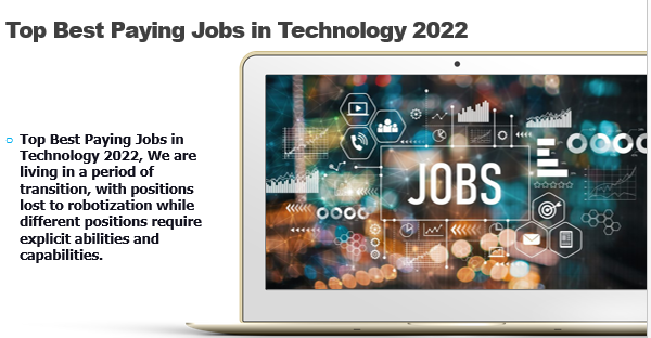 Top Best Paying Jobs in Technology 2022