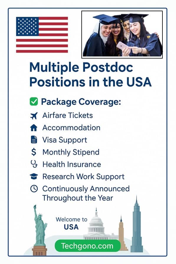 Multiple Postdoc Positions in the USA