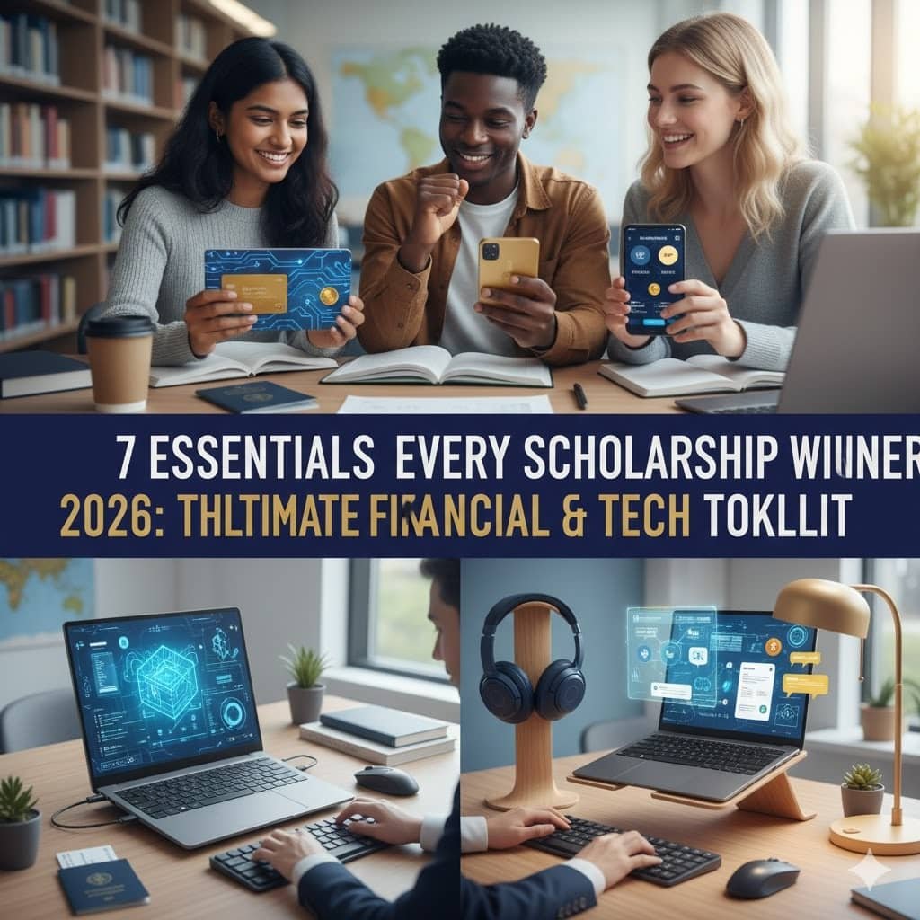 7 Essentials Every Scholarship Winner Needs - The Ultimate Financial & Tech Toolkit